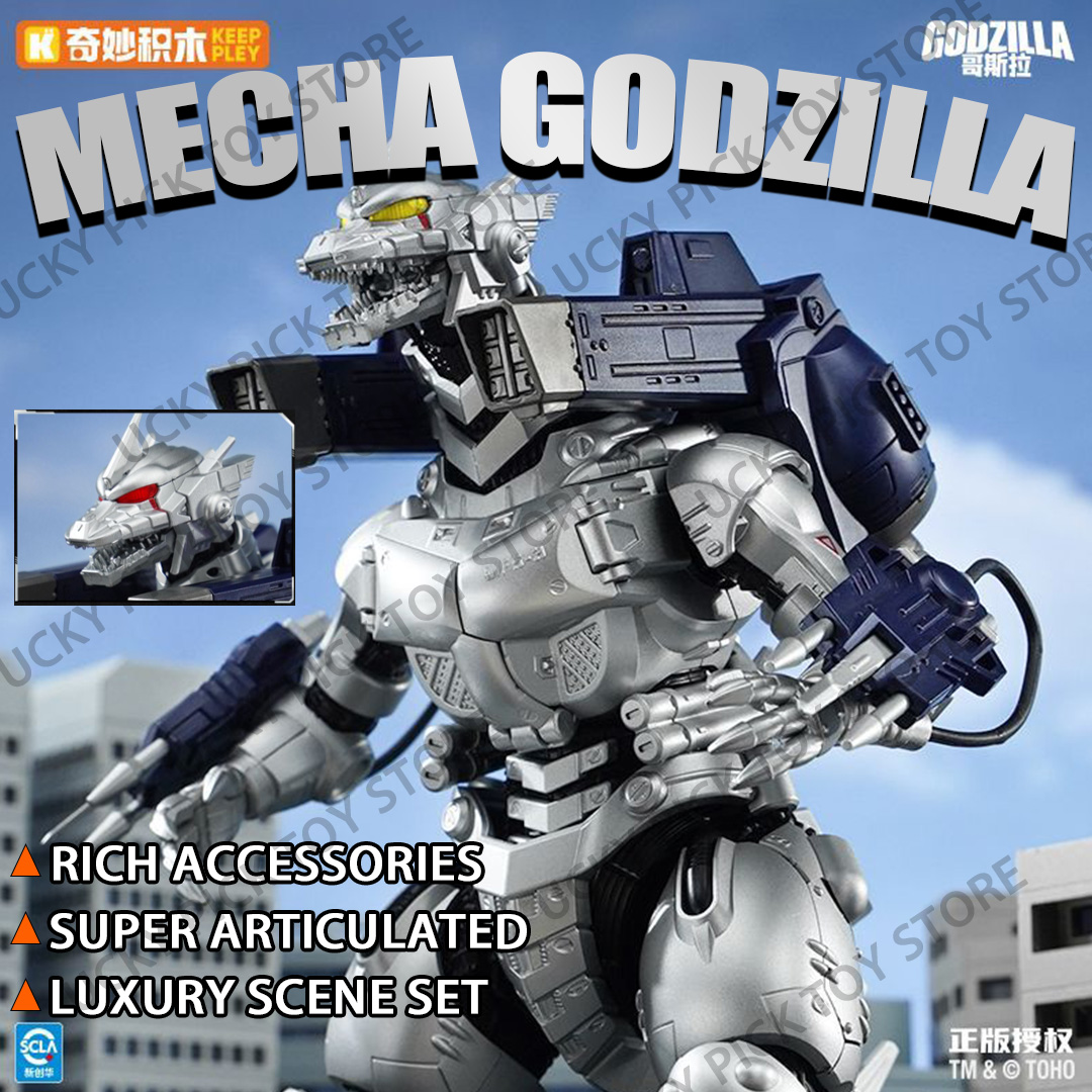 Model Kit Kyogre - Original Keeppley Mecha Godzilla MFS-3 Actionfiguren,