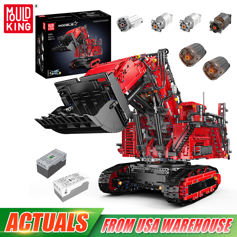 Model Kit Excavator - Mould King 17070 17071 Technisches Autospielzeug