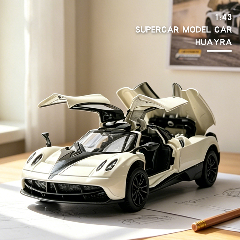 Model Kit Porsche 911 - 1:43 Legierung 3-Türer HUAYRA Die-Cast Modell