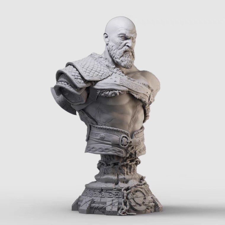 Model Kit Reshiram - 55-mm-Figuren-Resin-Modellbausatz - halbe Figur - Fantasy-Thema
