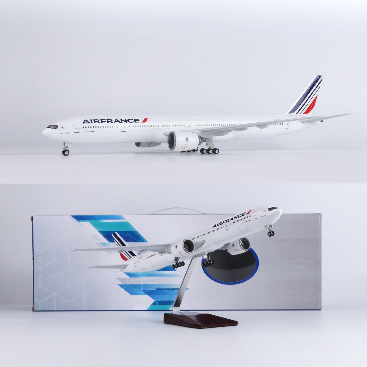 Model Kit Planes - 1/150 Großes Flugzeugmodell 47cm Frankreich B777