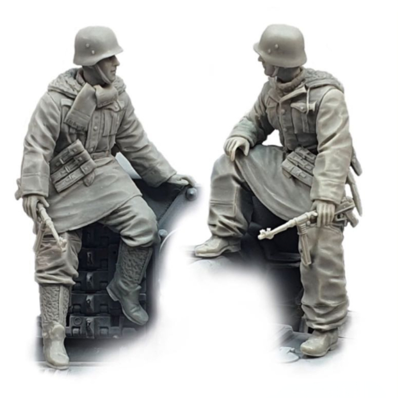 Model Kit Gunpla - 1/35 Soldat-Modellbausatz aus Kunstharz, historisches Militär,