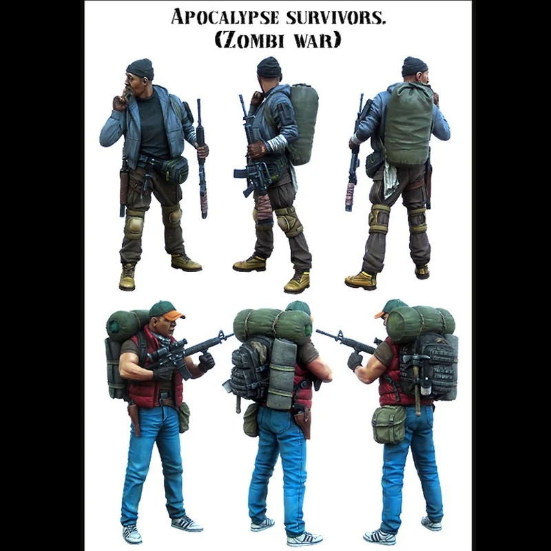 Model Kit Reshiram - 1/35 Druckguss-Harzfigur, Modellbausätze, Apokalypse Survivor Zombie