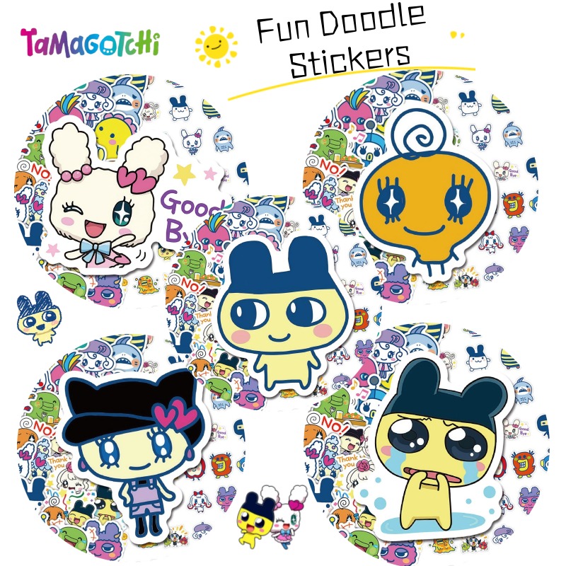 Model Kit New - Neue Bandai Tamagotchi Mametchi Spaßige Graffiti-Aufkleber