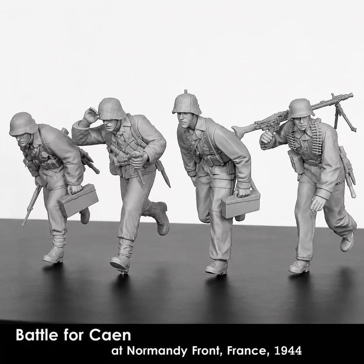 Model Kit Gunpla - Harzfiguren-Modellbausatz im Maßstab 1:35, Infanteriegeschichte, Miniatur-Soldat,