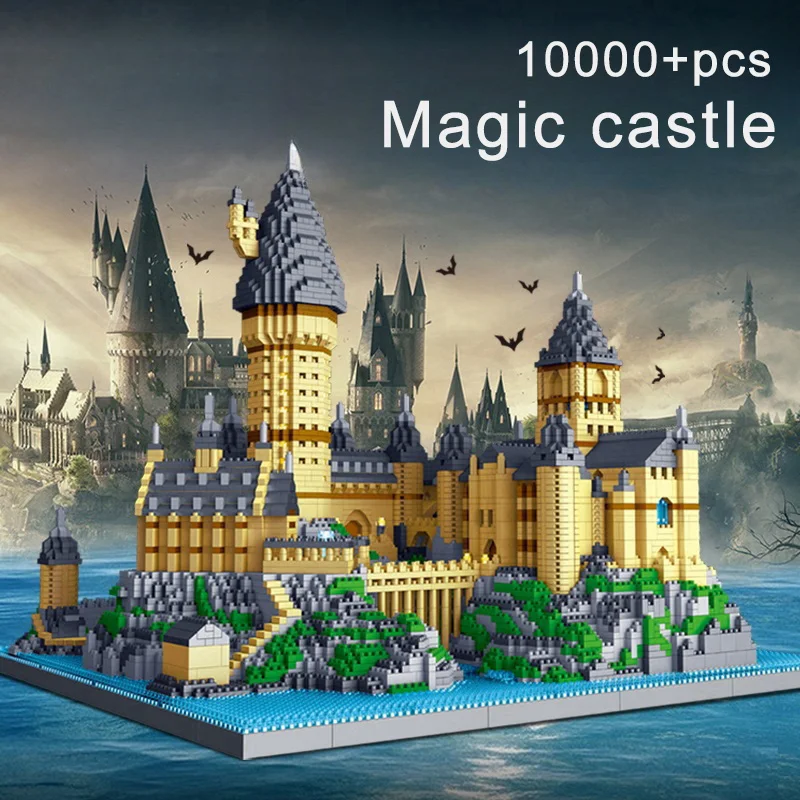Model Kit Harry Potter - Pädagogisches DIY Magic Castle Bauset Mittelalterliche