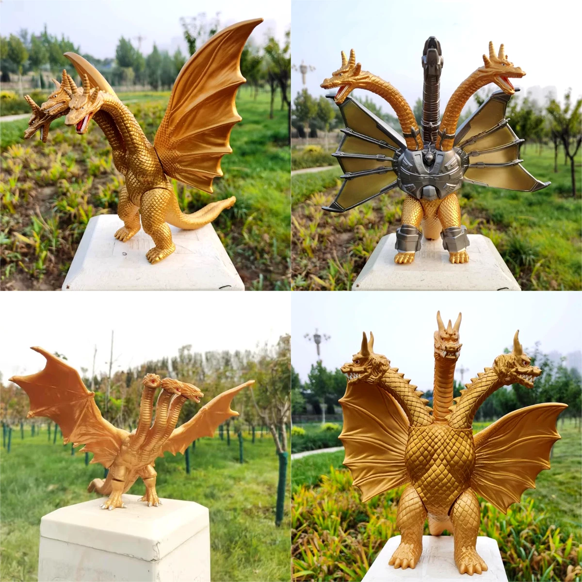 Model Kit Kyogre - Großer dreiköpfiger Drache King Ghidorah Godzilla