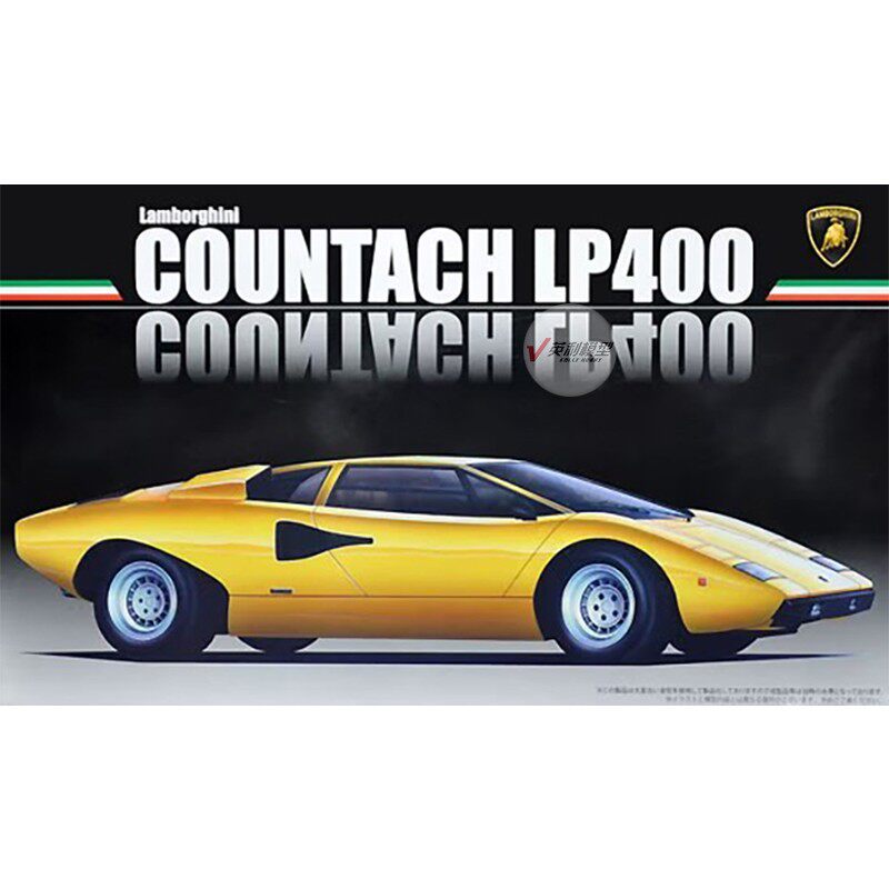 Model Kit Lamborghini - Vorgefertigtes Montagemodell Fujimi-12654 1/24 Lamborghini Countach