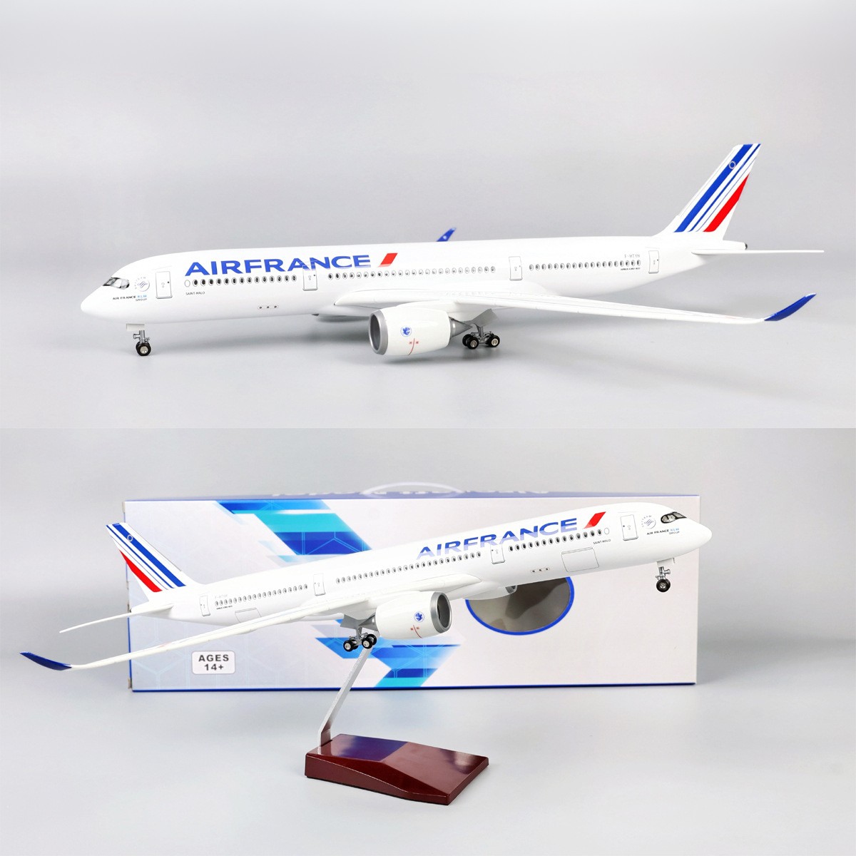 Model Kit Aircraft - 47cm Air France A350 Modellflugzeug mit