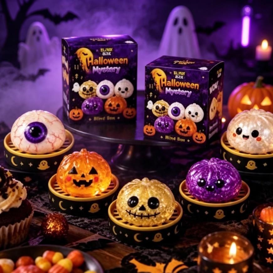 Model Kit New - 5,5 cm Halloween-Geist-Quetschspielzeug, kreatives neues Entspannungsspielzeug,