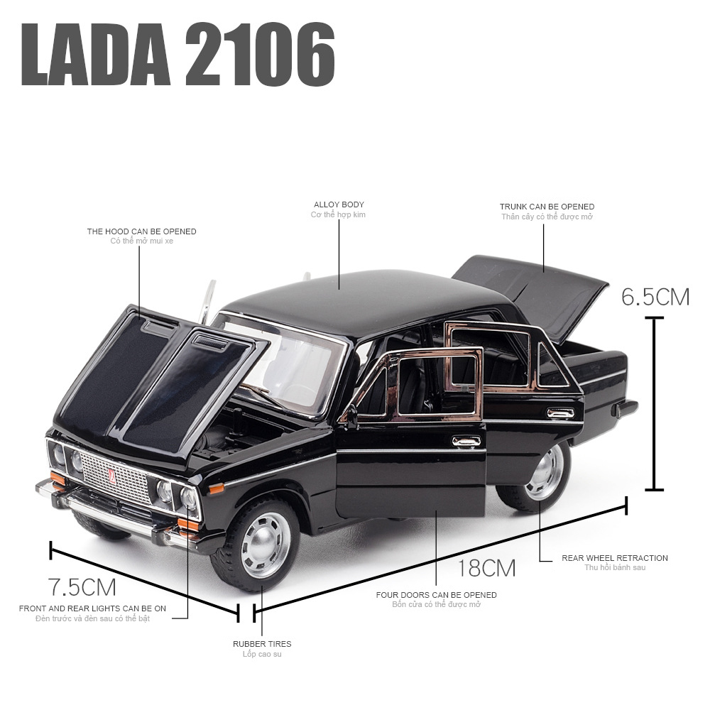 1:24 Russisches LADA 2106 Legi – Model Kit Porsche 911 Bewertung und Preis