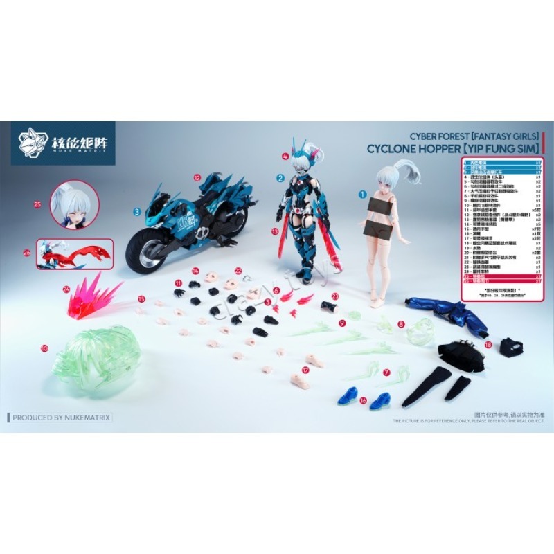 【Auf Lager】NUKE MATRIX Cyber F – Model Kit Nuke Matrix Bewertung und Preis