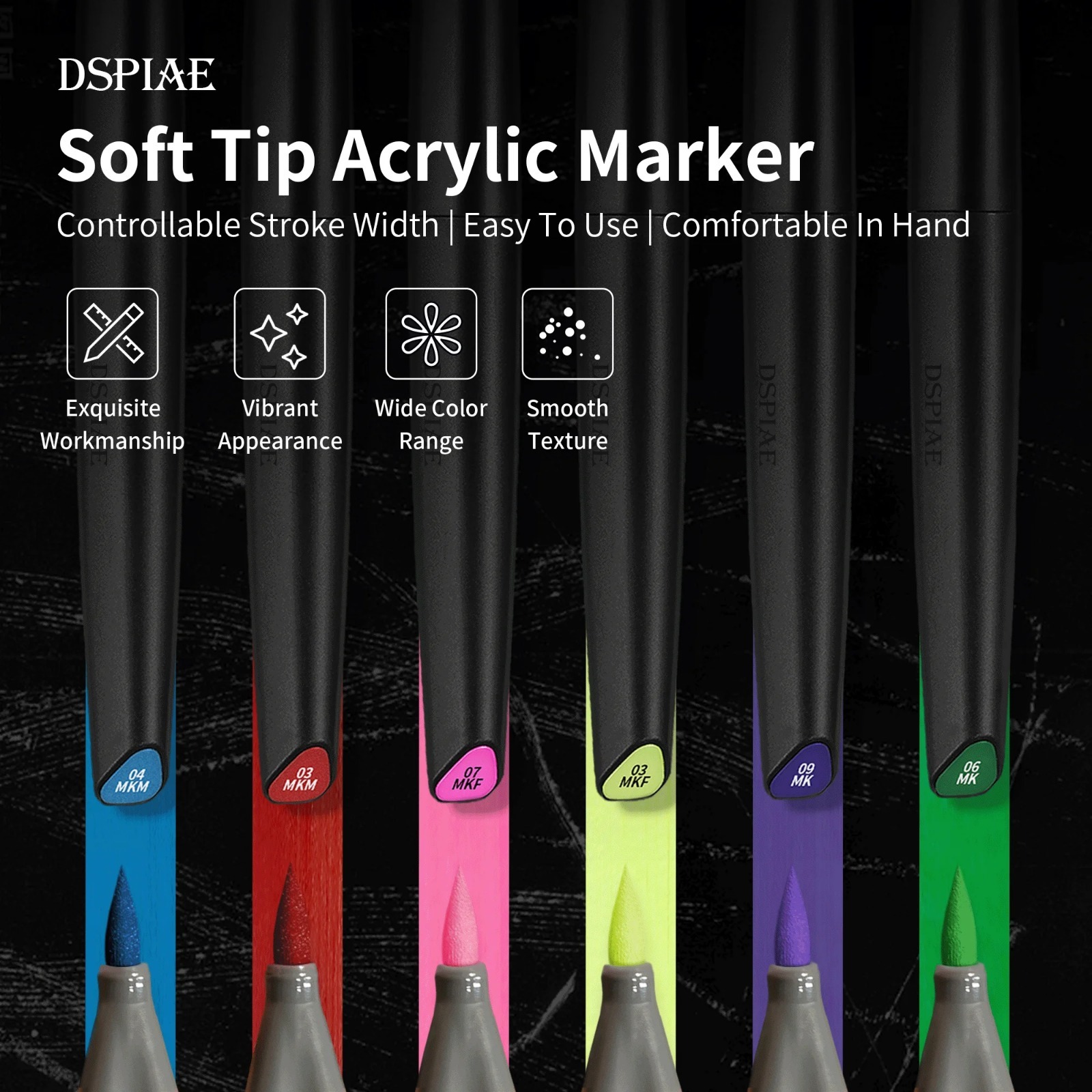 DSPIAE Soft-Tip-Marker-Set auf – Model Kit Gunpla Bewertung und Preis