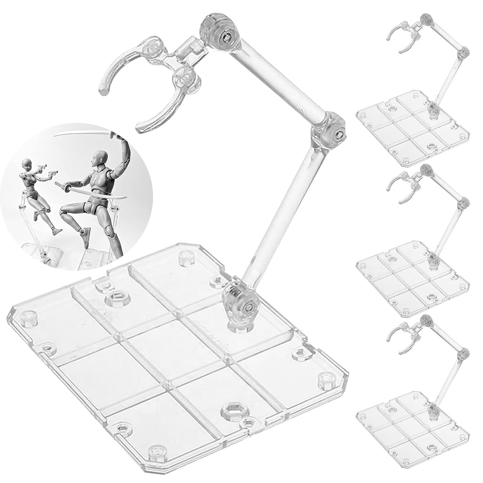 Klarer Actionfigurenständer, M – Model Kit Gunpla Bewertung und Preis